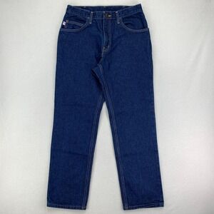 All American Jeans Mens‎ 32x30 Dark Wash Denim Classic Straight-Leg Workwear USA